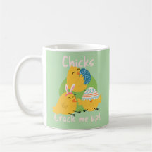 Kick's Crack Me Up! Osterklassische Tasse