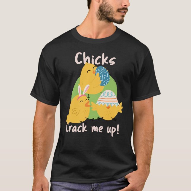 Kick's Crack Me Up! OsterShirt T-Shirt (Vorderseite)