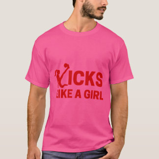 Kicks wie ein Mädchen - rot T-Shirt