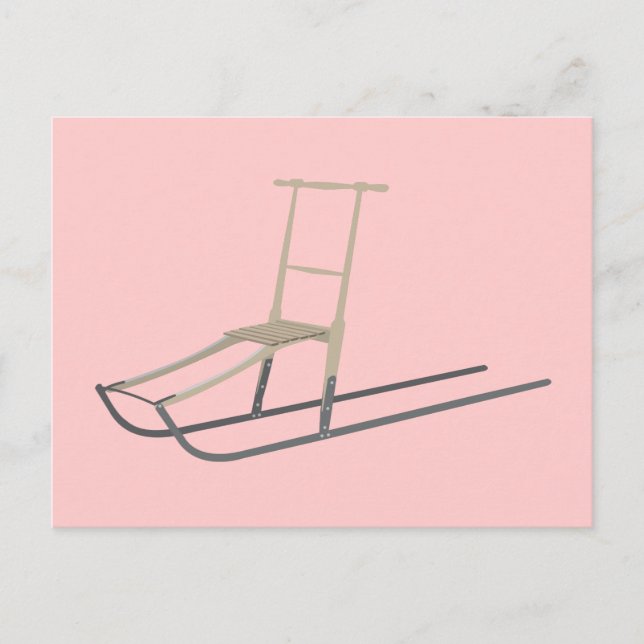 Kicksled Postkarte (Vorderseite)