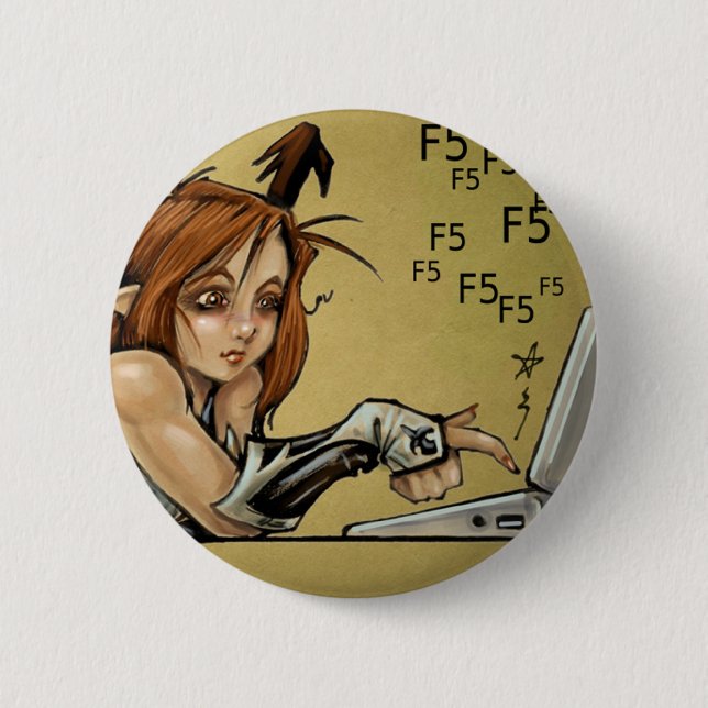 Kickstarter F fünf Sophie Button (Vorderseite)