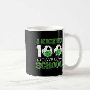 Kickte 100 Tage Schulsoccer-Facebook-Maske Kaffeetasse