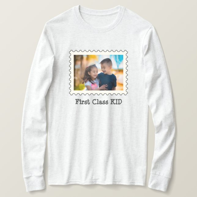 KID Bestes Kid-Foto der ersten KLASSE T-Shirt (Design vorne)