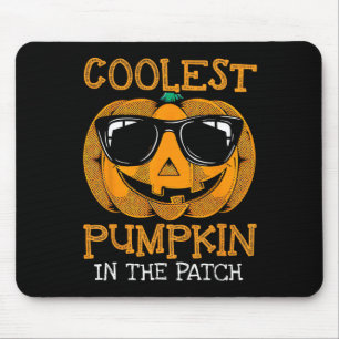 Kid Coolster Kürbis in Patchkinderjunge Kinder Mousepad