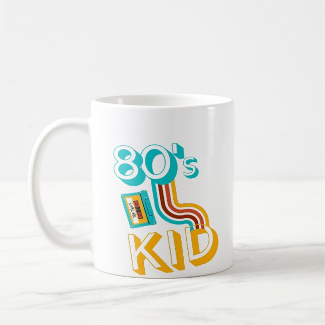 KID DER 80ER JAHRE - CASSETTE LOVERS KAFFEETASSE (Links)