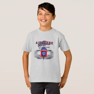 Kid der Im Flugzeug Division 82 T-Shirt