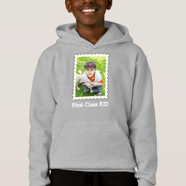 KID-Foto der ersten KLASSE Bestes Kind je nach Kun Hoodie (Vorderseite)