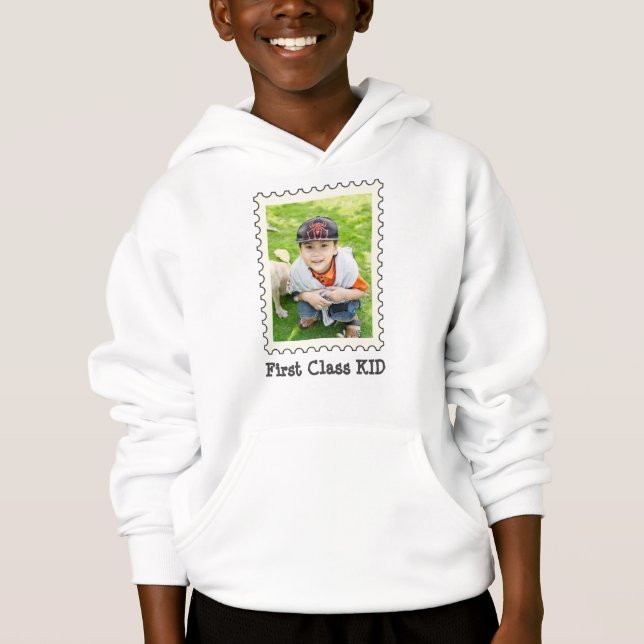 KID-Foto der ersten KLASSE Bestes Kind je nach Kun Hoodie (Vorderseite)