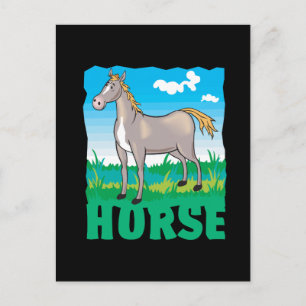Kid Friendly Pferd Postkarte