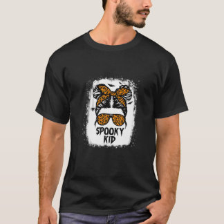 Kid Halloween Girls Messy T-Shirt