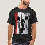 Kid Red Cheerleader Birthday Kicking Kick Silhoue T-Shirt<br><div class="desc">Kid Red Cheerleader Birthday Kicking Kick Silhouette</div>