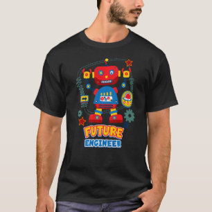 Kid Roboter für den Zukunftsingenieur Robotics Eng T-Shirt