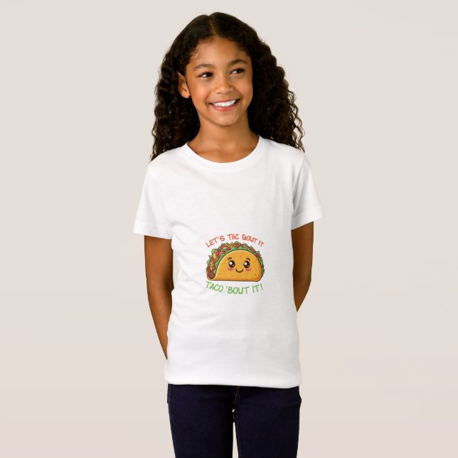 Kid T Shirt designed "Let's Talk About It" (Vorne ganz)
