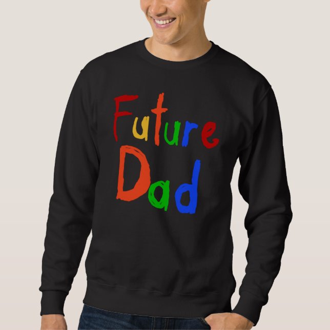 Kid Text Future Vater T - Shirt und Geschenke (Vorderseite)