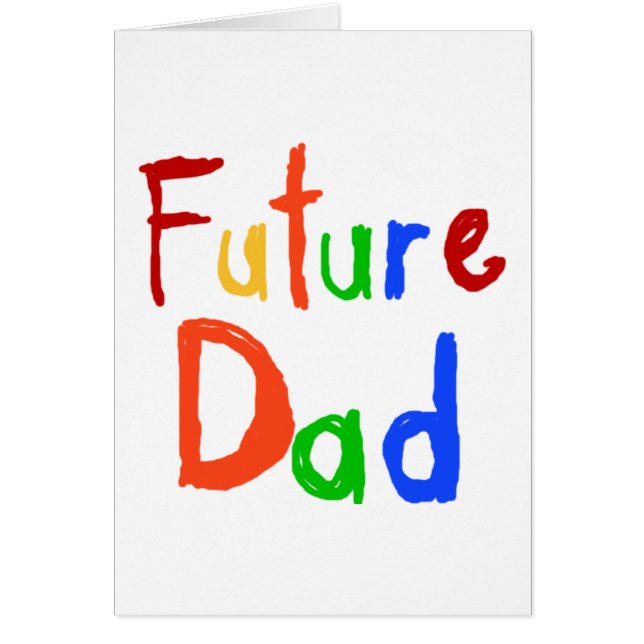 Kid Text Future Vater T - Shirt und Geschenke (Vorne)