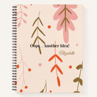 Kida Funny Spiral Notebook – Handwriting Practice Notizbuch