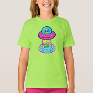 Kidcore UFO Niedlich Kawaii T-Shirt