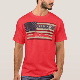 Kidd DDG100 Arleigh Burkeclass Geführte Raketentes T-Shirt
