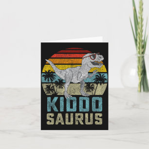 Kiddosaurus T Rex Dinosaur Kiddo Saurus Familienma Karte