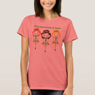 KIDLETS irisches Tänzer-Tanzschule-Gruppentrio T-Shirt