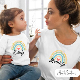 kidlife t-shirt to make a couple with mum