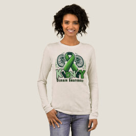 Kidney Disease Awareness – Green Ribbon T-Shirt Tri-Blend Shirt