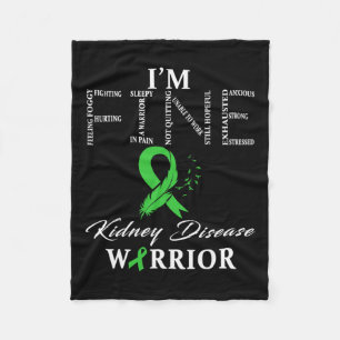 Kidney Disease Warrior Fleecedecke