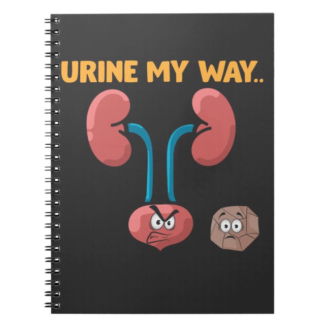 Kidney Stone Survivor Funny Operation Erholung Spa Notizblock (Vorderseite)