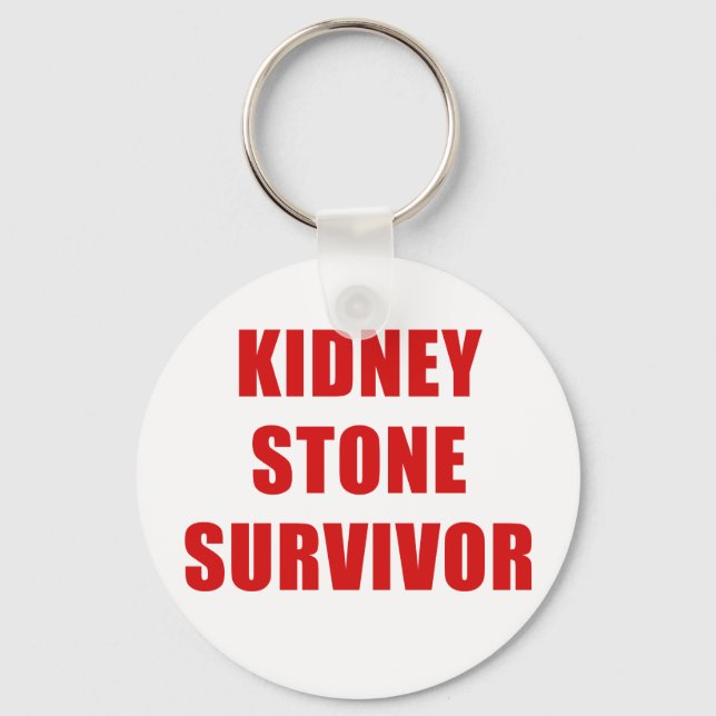Kidney Stone Survivor Schlüsselanhänger (Vorderseite)
