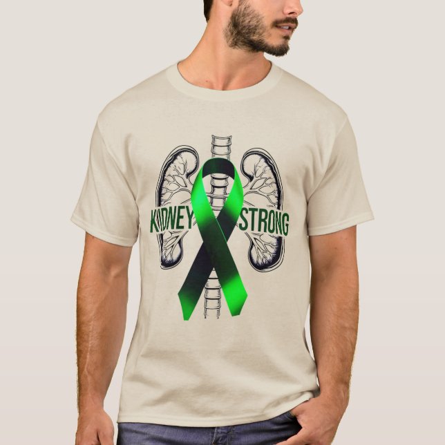 Kidney Strong – Kidney Disease Awareness T-Shirt (Vorderseite)