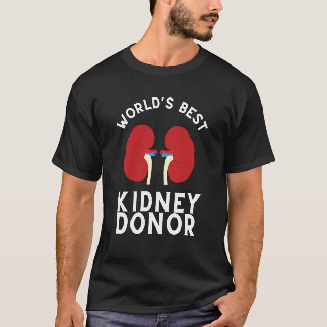 Kidney Transplant And Organ Donor Recipient  1 T-Shirt (Vorderseite)