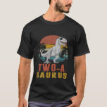 Kids 2 Year Old Dinosaur Birthday 2Nd T Rex Dino S T-Shirt<br><div class="desc">Kids 2 Year Old Dinosaur Birthday 2nd T Rex Dino Six Saurus</div>