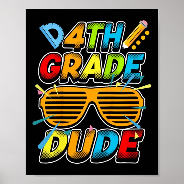Kids 4. Klasse Typ  Poster (Vorne)