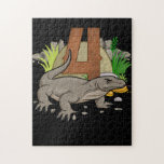 Kids 4 Year Old Komodo dragon Reptile 3th Birthday<br><div class="desc">Kids 4 Year Old Komodo dragon Reptile 3th Birthday Party</div>