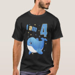 Kids 4 Years Old 4 Birthday Outfit Boy Girl Cute D T-Shirt<br><div class="desc">Kids 4 Years Old 4 Birthday Outfit Boy Girl Cute Dolphin.</div>