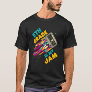 Kids 5th Grade Vintag Boombox Kassette Kids 5th G T-Shirt