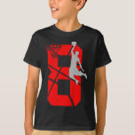 Kids 8 Year Old 8th Basketball Birthday PartyTheme T-Shirt<br><div class="desc">Kinder 8 Jahre alt 8. Basketball GeburtstagspartyThema Jungen Mädchen</div>