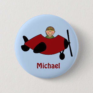 Kids Airplane - Schaltfläche Button