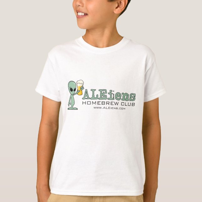 Kids ALEiens Ringer T - Shirt (Vorderseite)