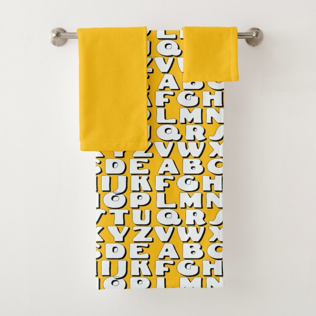 Kids Alphabet Badhandtuch Set (Insitu)