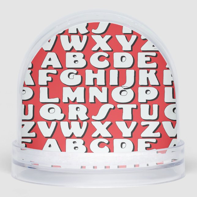 Kids Alphabet Schneekugeln (Vorderseite)