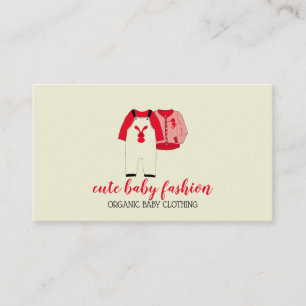 Kids Apparel Doula Baby Bekleidung Visitenkarte