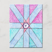 Kid's Art Postcard - Shanes Design