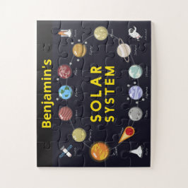 Kids Astronomy Solar System Astronaut Monogram