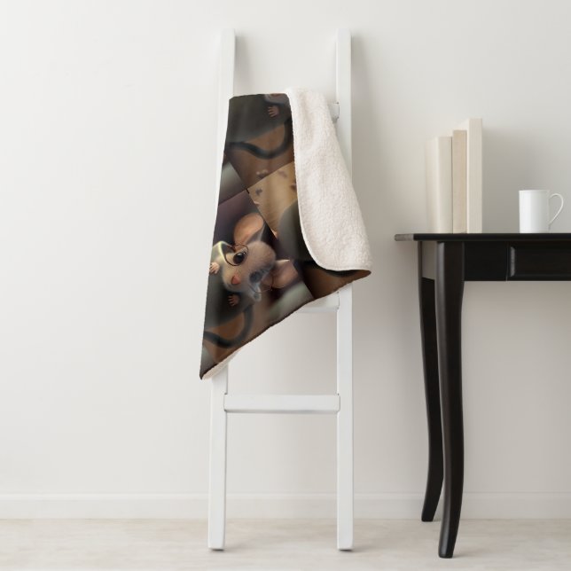 Kids/Babyshower Gift Cute Blanket Sherpadecke (Beispiel)