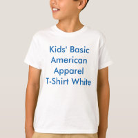 Kids' Basic Bekleidung T - Shirt, weiß