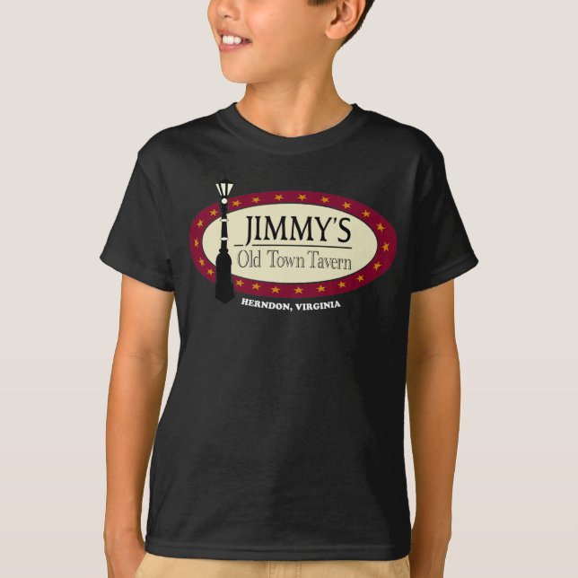 Kid's Basic Black JOTT Logo T-Shirt (Vorderseite)