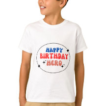 Kids Basic boy T - Shirt Geburtstagsheld