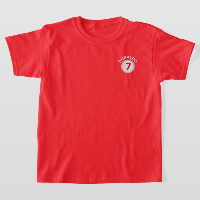 Kids' Basic T - Shirt - Ronaldo CR 7 Jersey (Ablage )