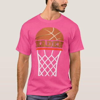 Kids Basketball Apparels Boy Individuelle Name Kad T-Shirt